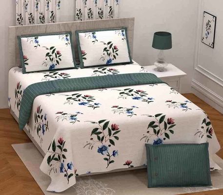 108 x 108 pollici Letto doppio senza articolazioni in cotone per matrimoni