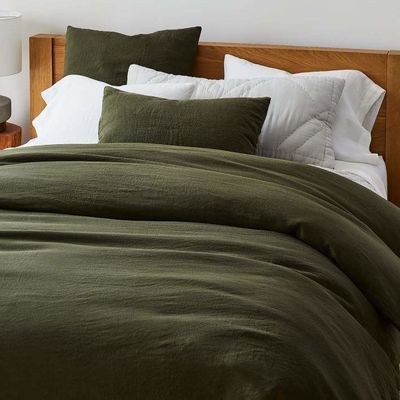 Set di biancheria da letto in lino francese 100% traspirante per un sonno accogliente e lussuoso