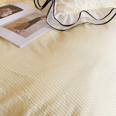 Modello solido King Size Set di biancheria da letto per casa e camera da letto