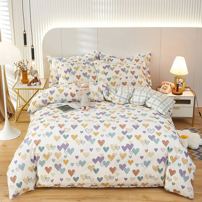 Multi Colors 100% cotone doppia biancheria da letto Set King Size copertura copriletto per la casa hotel