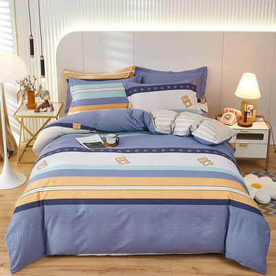 Multi Colors 100% cotone doppia biancheria da letto Set King Size copertura copriletto per la casa hotel