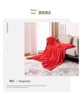 Office Nap Flannel Coral Fleece Gettare Copertura di riscaldamento per l'inverno Disegno personalizzato