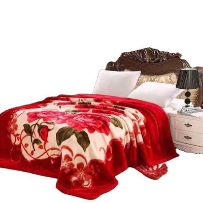 1kg-6kg Peso pesante Mink Raschel copertura per inverno Modello a singolo e doppio strato