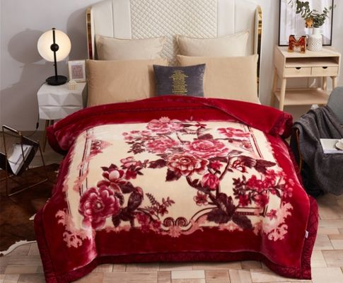 1kg-6kg Peso pesante Mink Raschel copertura per inverno Modello a singolo e doppio strato
