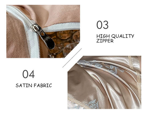 Matrimonio Jacquard Stampato Luxury King Size Set Letto Satin di Seta Per Un Conforto Sostenibile