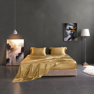 Stampa reattiva Set di biancheria da letto di lusso di seta satinata per la casa