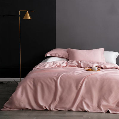 Taglia standard copertura da copriletto in seta reale copertura da copriletto da letto in colore solido