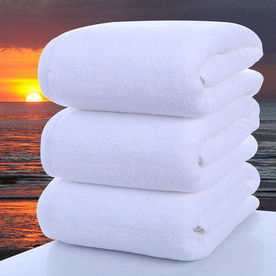 Asciugamano spessa in cotone al 100% 80*180cm Multi Size 21S Asciugamano da bagno morbido bianco 600g per l'estate