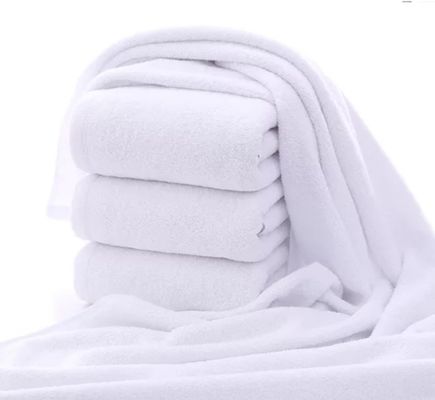 Asciugamano spessa in cotone al 100% 80*180cm Multi Size 21S Asciugamano da bagno morbido bianco 600g per l'estate