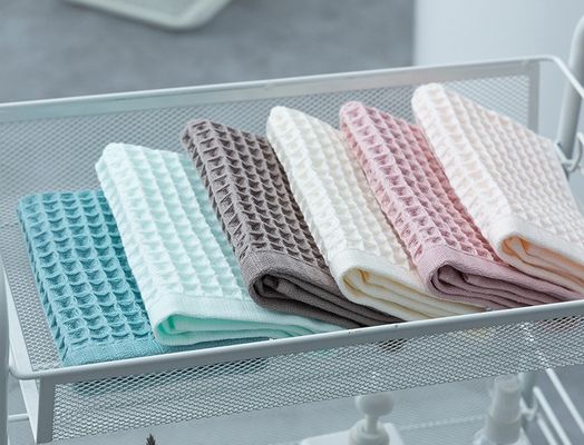 30*34cm Reutilizzabile Waffle Tissue Cucina asciugamani 100% di cotone piatto per le vostre esigenze di pulizia