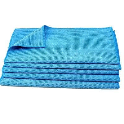 Prodotto per la cura dell'auto in microfibra di poliestere 380 GSM Waffle Weave Drying Towels for Detailing