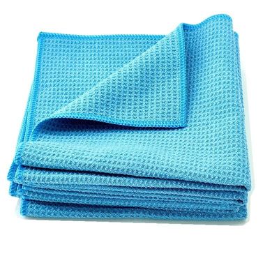 Prodotto per la cura dell'auto in microfibra di poliestere 380 GSM Waffle Weave Drying Towels for Detailing