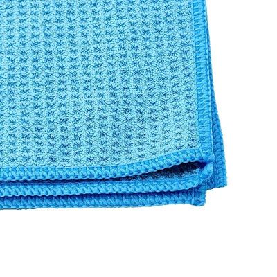 Prodotto per la cura dell'auto in microfibra di poliestere 380 GSM Waffle Weave Drying Towels for Detailing