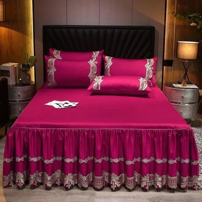 Aggiungi stile e comfort alla tua camera da letto con gonne da letto in tessuto di cotone poliestere