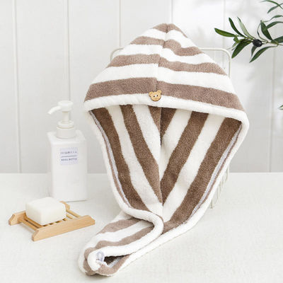 Turbante per asciugare i capelli con microfibra altamente assorbita per asciugare velocemente i capelli ricci lunghi e spessi