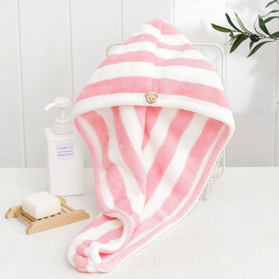 Turbante per asciugare i capelli con microfibra altamente assorbita per asciugare velocemente i capelli ricci lunghi e spessi