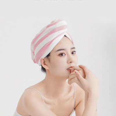 Turbante per asciugare i capelli con microfibra altamente assorbita per asciugare velocemente i capelli ricci lunghi e spessi
