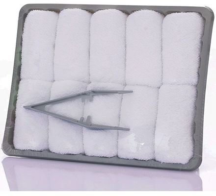 25*25cm Logo Bianco Aereo Palette di cotone asciugamano Antipilling e rughe sbiadire facile cura