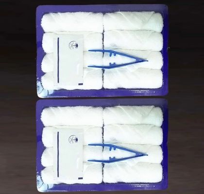 25*25cm Logo Bianco Aereo Palette di cotone asciugamano Antipilling e rughe sbiadire facile cura