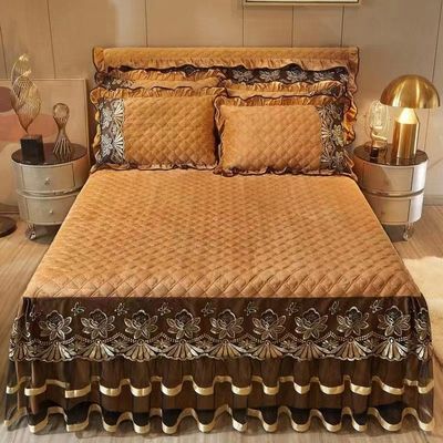 4 pezzi di lenzuola piana cuscinetto copriletto di letto set di biancheria da letto ricamata di lusso per hotel