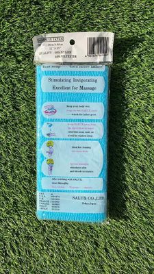 Toviglie da bagno esfolianti a rotolo Tappeto da lavaggio giapponese 60% Nylon 40% Poliestere per adulti