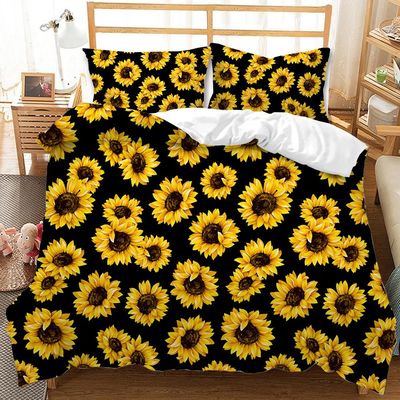 Set di copertura per lenzuola non usa e getta personalizzato da Sunflower Leopard Print