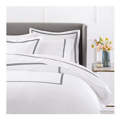 Settile di copertura per coperte ricamato di lusso in stile europeo e americano 400TC per letto Queen Size