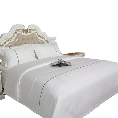 Lenzuola da letto per hotel in cotone al 100% con 300c di filati e riempimento a Goose Down
