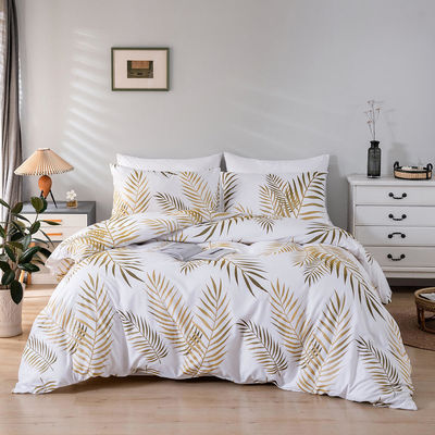 Set di biancheria da letto stampata in 3 pezzi per King Size Set di copertura per coperte da letto e lenzuola da letto da designer