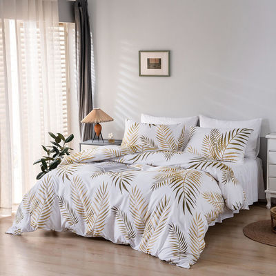 Set di biancheria da letto stampata in 3 pezzi per King Size Set di copertura per coperte da letto e lenzuola da letto da designer