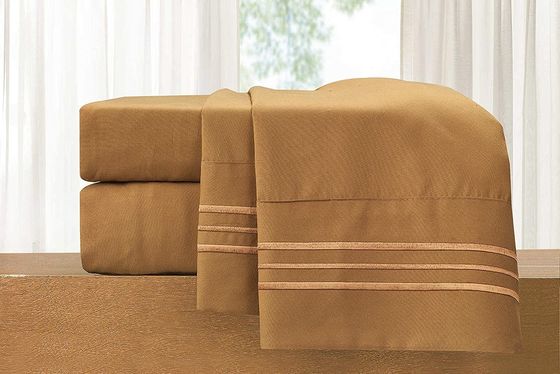 Set di lenzuola da letto in microfibra per lenzuola da letto a colori solidi in Canada e Messico Mercato
