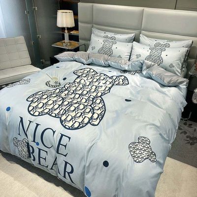 Set di biancheria da letto in cotone spazzolato in grandezza regina