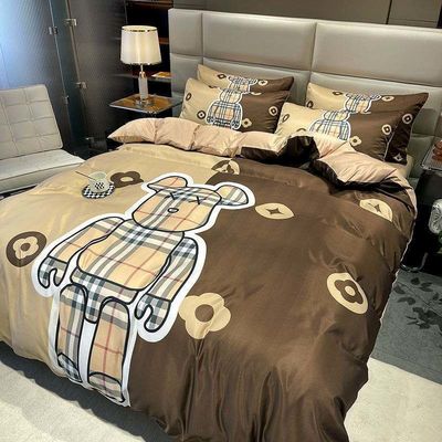 Set di biancheria da letto in cotone spazzolato in grandezza regina