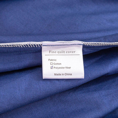 Strutture personalizzate di lenzuola da letto super morbide cuscinetto copertura di copriletto di cotone