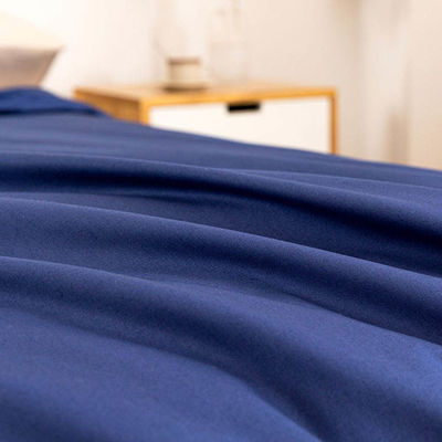 Strutture personalizzate di lenzuola da letto super morbide cuscinetto copertura di copriletto di cotone