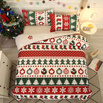 Densità di tessuto personalizzata Set di comodini per inverno festivo per la casa Natale 4pc Set