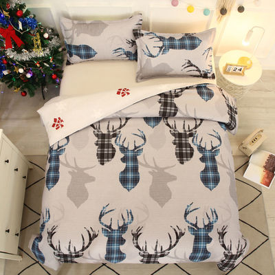 Densità di tessuto personalizzata Set di comodini per inverno festivo per la casa Natale 4pc Set