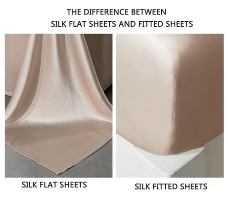 Ottieni una buona notte di sonno con questo set di lenzuola per coperte di seta di mirtillo