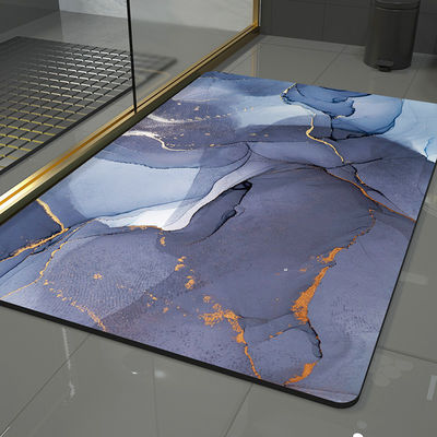 Matera da bagno in pietra ad asciugatura rapida dell' acqua con colore personalizzato e tappeto da doccia rigido assorbente