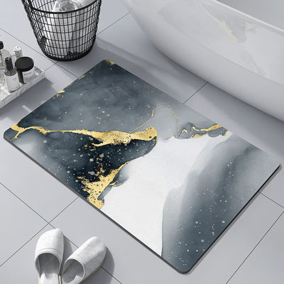 Matera da bagno in pietra ad asciugatura rapida dell' acqua con colore personalizzato e tappeto da doccia rigido assorbente