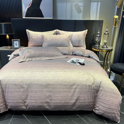 1 copertura 1 lenzuolo piatto / lenzuolo da letto 2 cuscino rosa cotone egiziano Set di biancheria da letto per bambino a casa