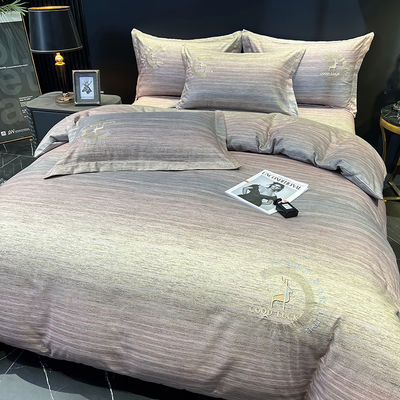 1 copertura 1 lenzuolo piatto / lenzuolo da letto 2 cuscino rosa cotone egiziano Set di biancheria da letto per bambino a casa