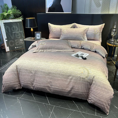 1 copertura 1 lenzuolo piatto / lenzuolo da letto 2 cuscino rosa cotone egiziano Set di biancheria da letto per bambino a casa