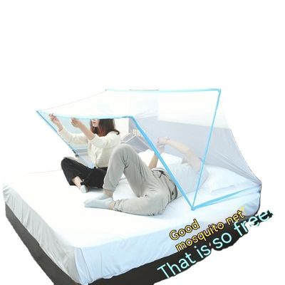 Tenda per zanzari ripiegate estive per adulti 100% poliestere portatile pop up camera da letto patio