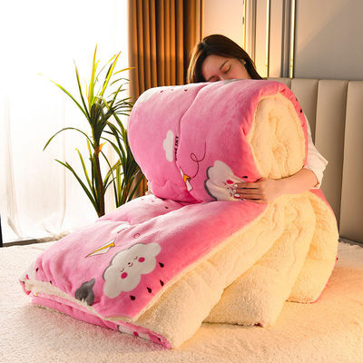 100% poliestere per tutte le stagioni Set di biancheria da letto calda per l'agnello
