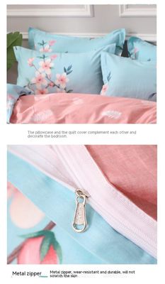 Colore personalizzato di lusso lenzuola letto copertura letto per 4pcs quantità cotone set di biancheria da letto