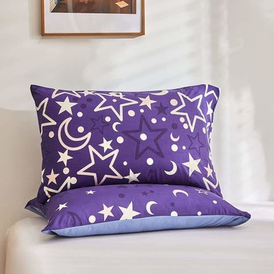 Set di biancheria da letto bianca per bambini ragazzi ragazze gemelli 2 PC Glow in The Dark Duvet Cover