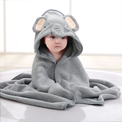 Colori Neonato animale Bambino con cappuccio asciugamano da bagno semplice con materiali e stampa digitale