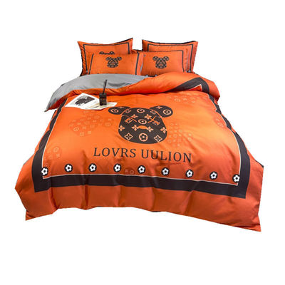 100% poliestere per matrimoni Kit da letto in quattro pezzi Set per hotel e casa
