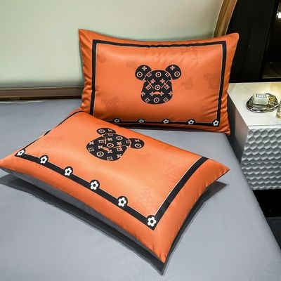 100% poliestere per matrimoni Kit da letto in quattro pezzi Set per hotel e casa